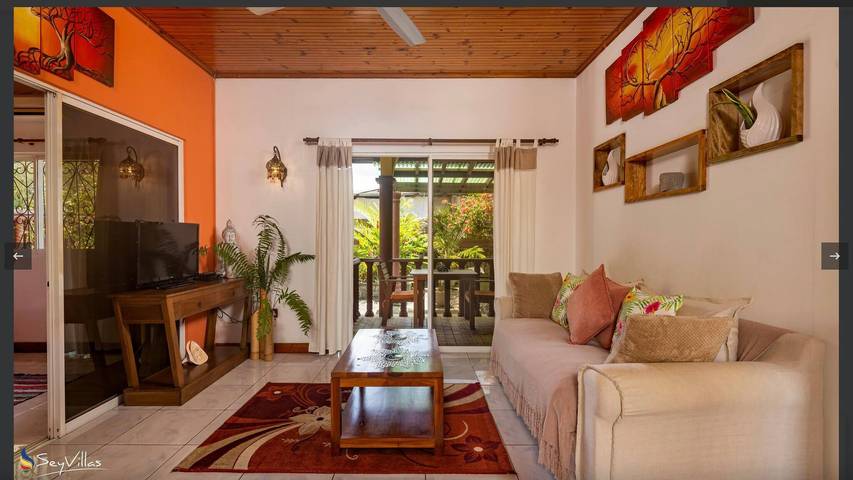 Location de vacances pour 4 personnes, avec jardin et balcon dans Mahé - 2