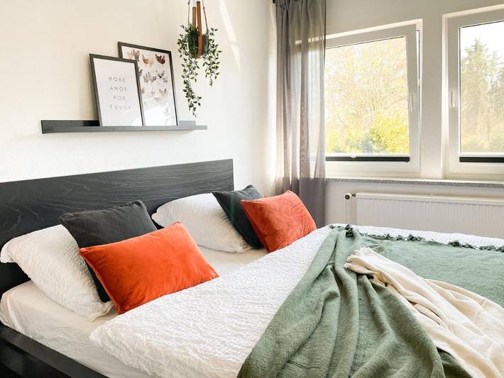 Ferienwohnung für 6 Personen, mit Garten und Ausblick in Ahlefeld-Bistensee
