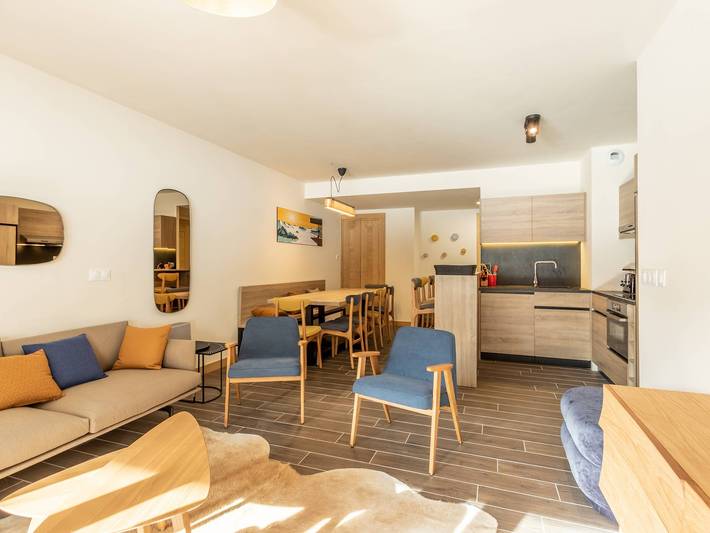 Gîte pour 12 personnes, avec terrasse ainsi que piscine et sauna dans Arc 1600 - 3