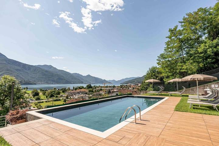 Gîte pour 6 personnes, avec piscine et vue ainsi que vue sur le lac et jardin à San Gregorio - 2