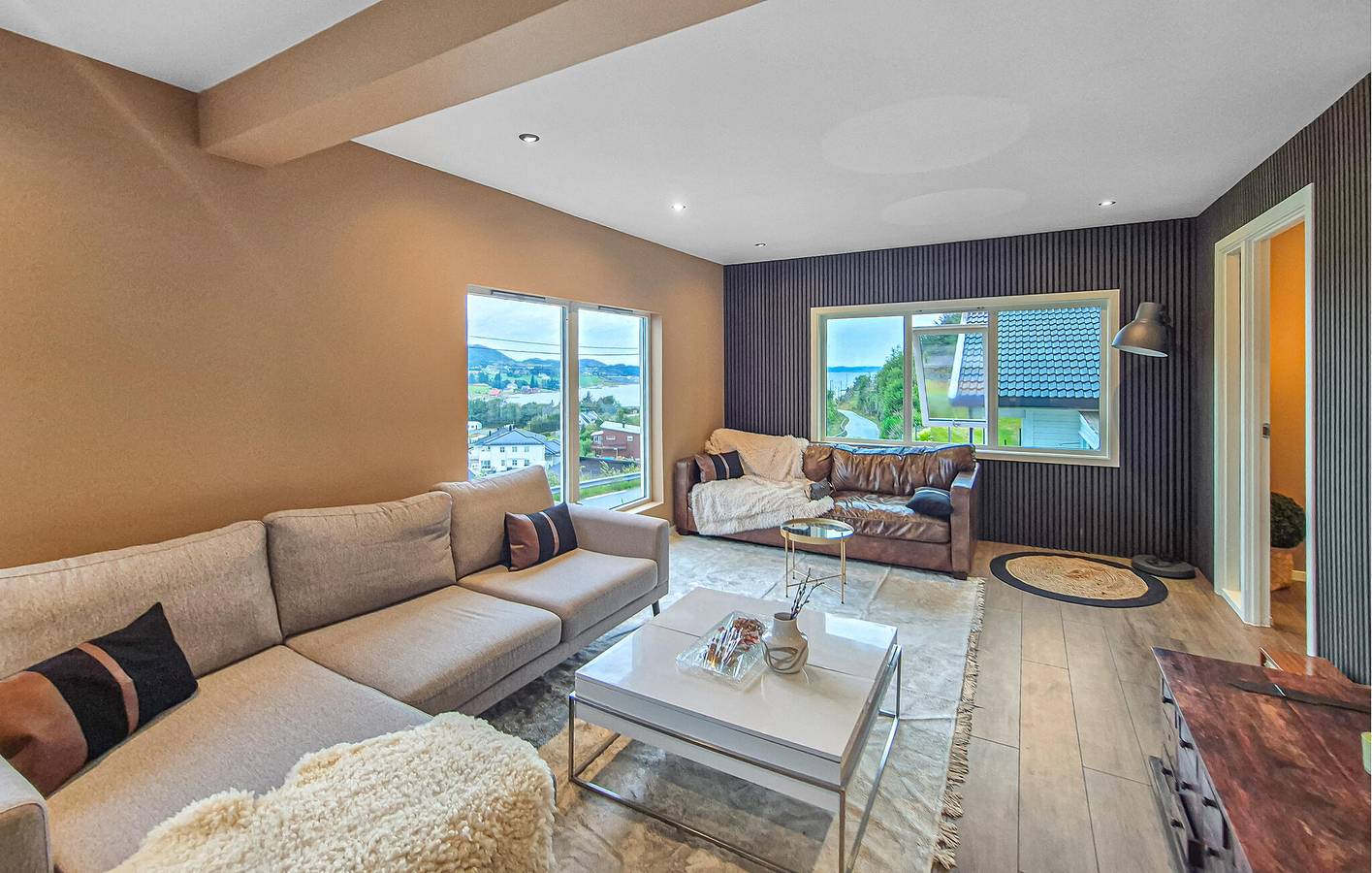 Ferienhaus für 6 Personen mit Garten in Bokn