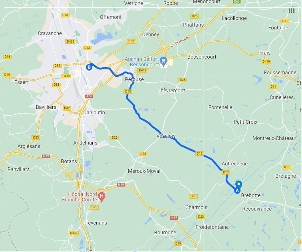 Double Room in Territoire de Belfort
