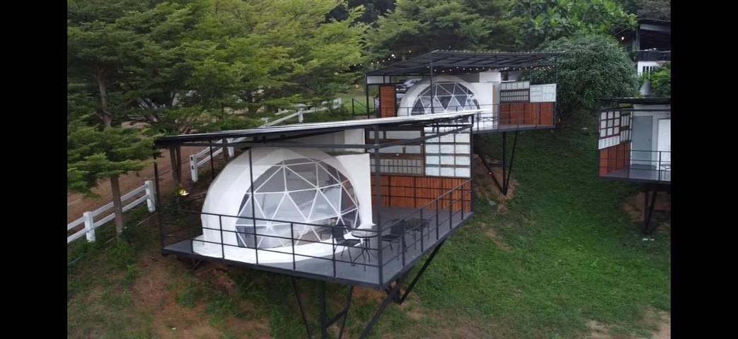 Camping für 2 Personen, mit Terrasse und Garten sowie Ausblick in Thailand