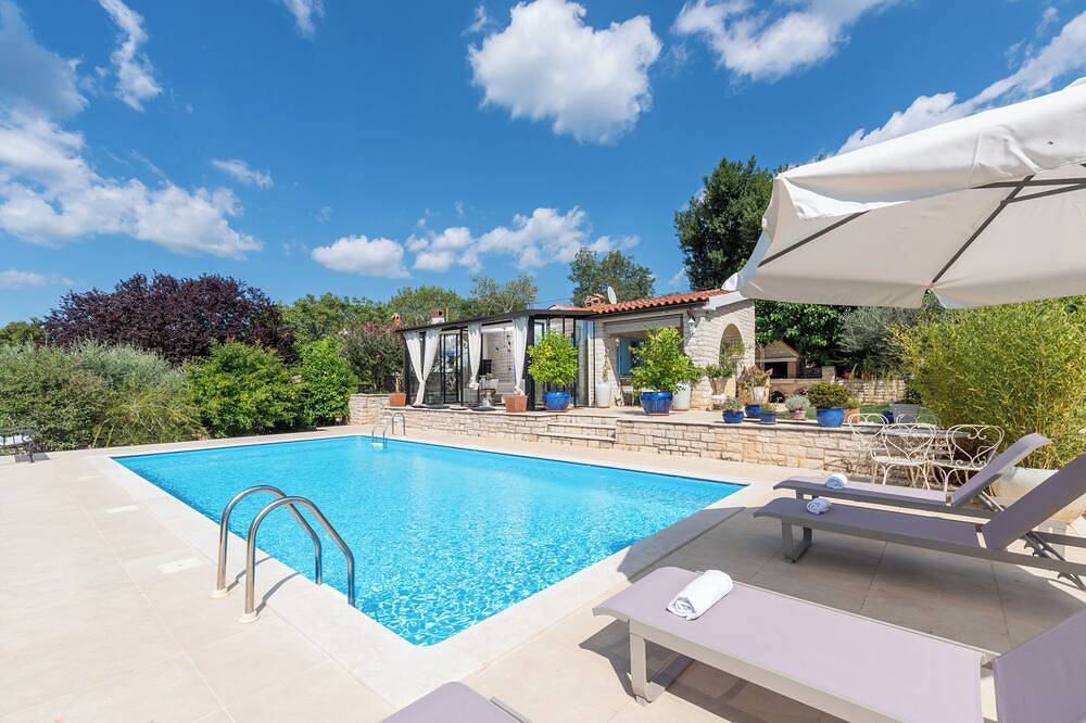 Familienvilla Goran – Großer Pool nahe Poreč in Heraki, Zentralistrien