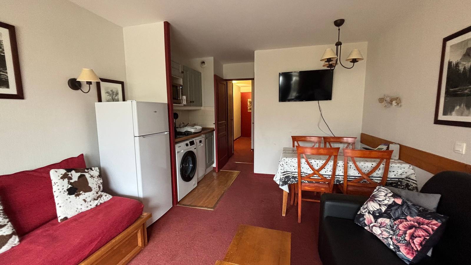 Mooi 2-kamerappartement met uitzicht op de pistes, Terrasses d'Azur in Isola 2000, Isola