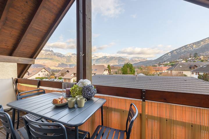 Appartement de vacances pour 3 personnes, avec balcon à Saint-Jorioz