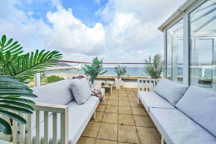 Ferienwohnung für 6 Personen, mit Balkon und Whirlpool in St. Ives