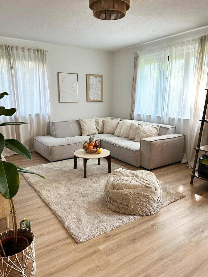 Ferienwohnung für 6 Personen, mit Balkon und Garten