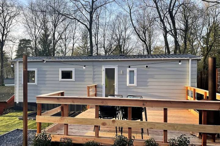 Chalet voor 4 personen, met tuin en balkon in Hoenderloo