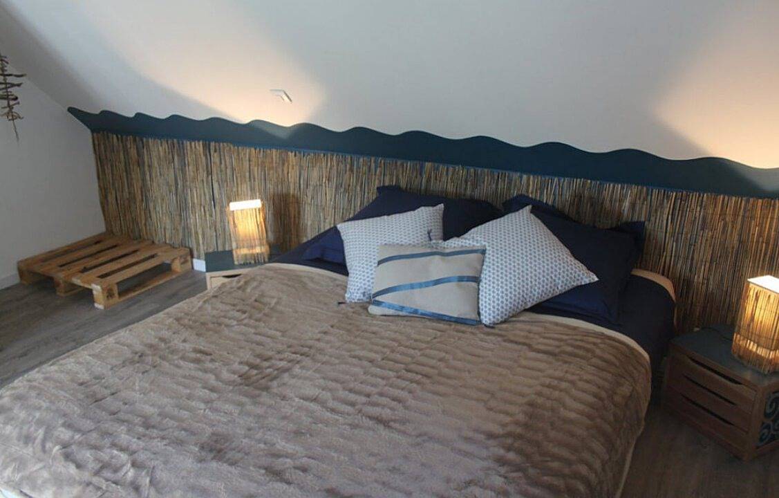 Maison d'hôtes Les Bulles Bleues - Chambre Bleu Ecume in Pouldreuzic, Côte de Cornouaille