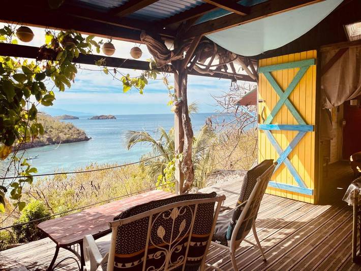 Maison de vacances pour 2 personnes, avec jardin ainsi que vue et terrasse