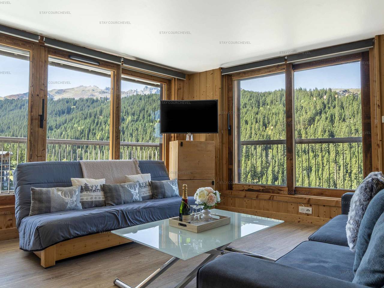 Apartamento entero, Apartamento en las pistas para familias con balcón y parking in Courchevel 1650 (Moriond), Saint-Bon-Tarentaise