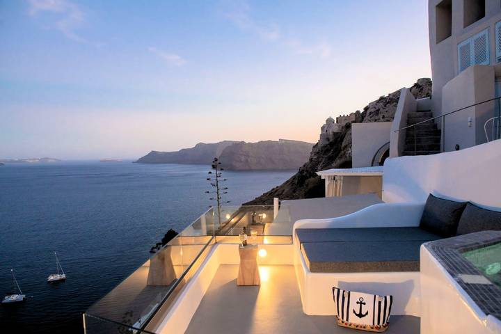Villa for 2 people, with Ocean view and Balcony in Oia