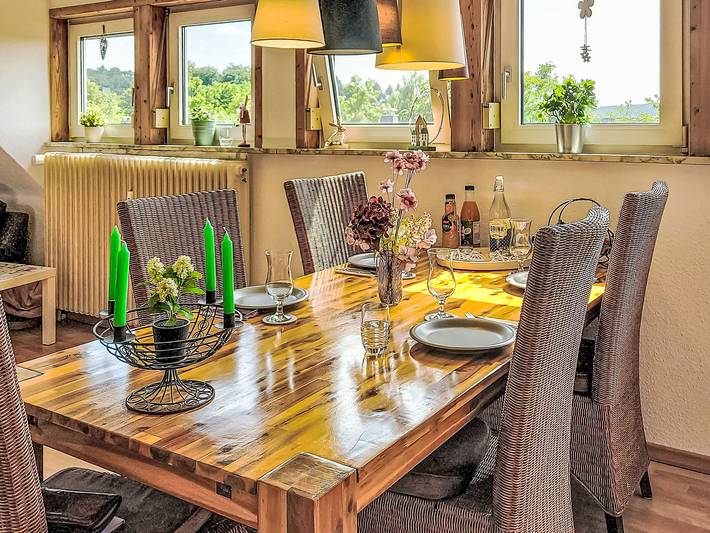 Ferienwohnung für 4 Personen, mit Ausblick und Garten sowie Terrasse, mit Haustier in Westharz - 3