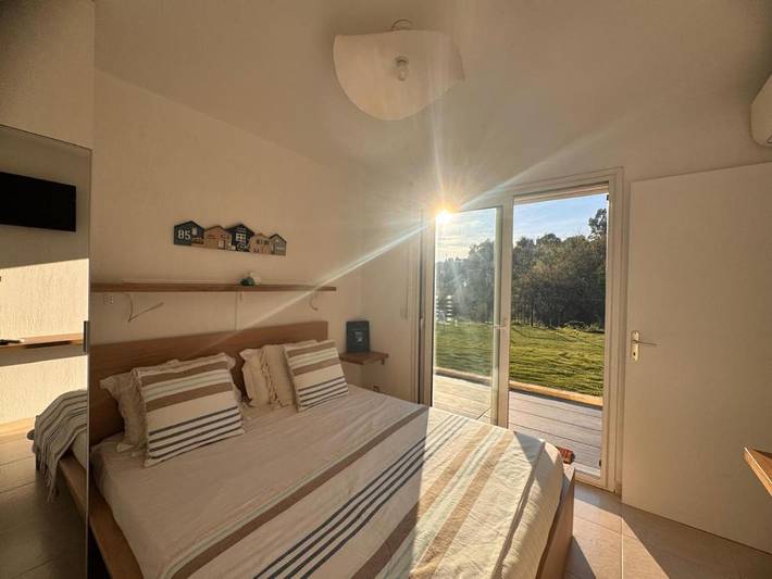 Chambre d’hôte pour 2 personnes, avec Terrasse ainsi que Jardin et Vue
