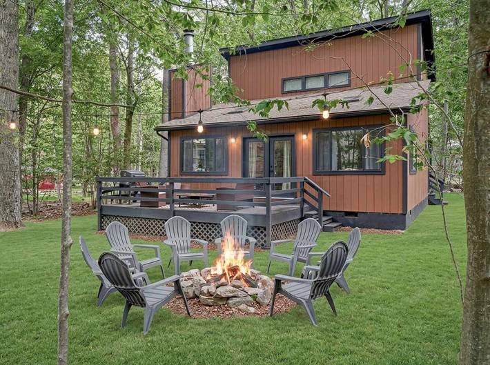 Casa de vacaciones para 6 personas, con piscina además de vistas al lago y terraza - 1