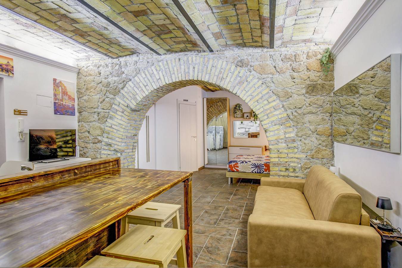 Geheel appartement, Appartement 'Delightful Pigneto' met Wi-Fi en Airconditioning in Rome, Provincie Rome