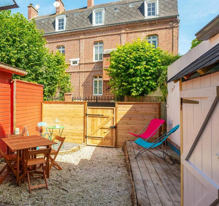 Maison de vacances pour 4 personnes, avec jardin