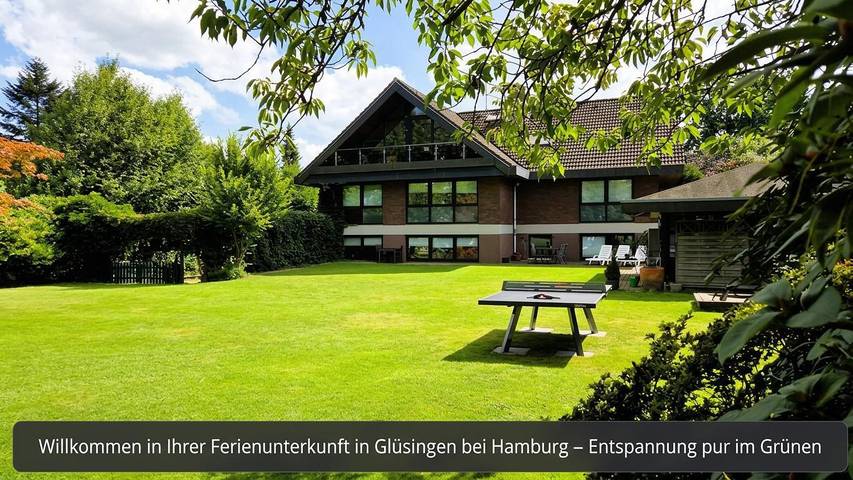 Ferienwohnung für 2 Personen, mit Balkon und Garten sowie Ausblick in Seevetal