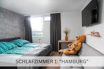 Gîte pour 6 personnes, avec balcon, animaux acceptés à Darmstadt