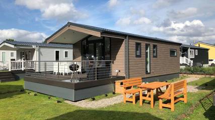 Chalet für 5 Personen, mit Balkon/Terrasse und Terrasse, mit Haustier in Scharbeutz