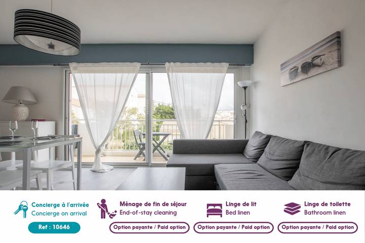 Gîte pour 4 personnes, avec balcon, animaux acceptés dans Plage de la Renaudiere (Notre-Dame-de-Monts) - 2