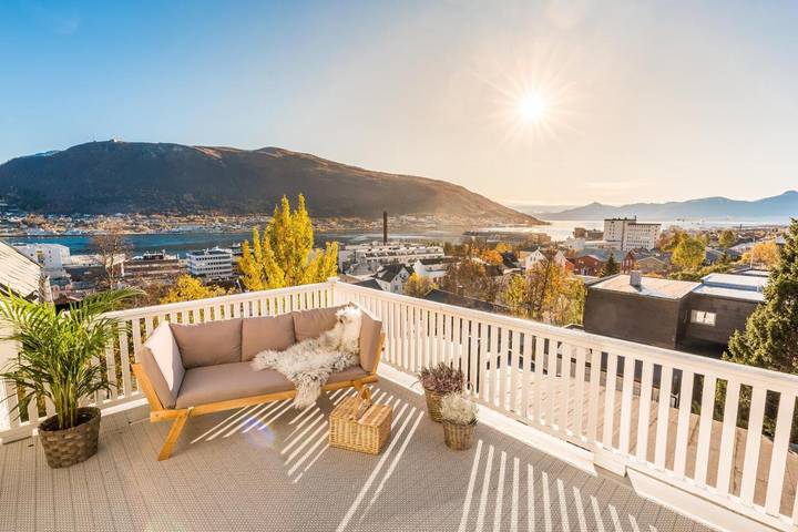 Appartement de vacances pour 6 personnes, avec jardin et vue