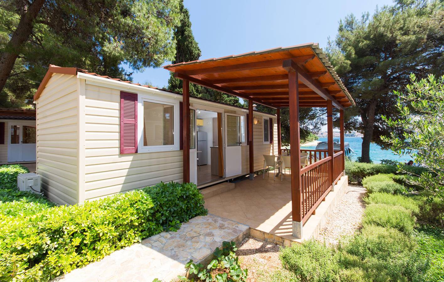 Casa rodante para 5 personas con terraza in Okrug Gornji, Čiovo