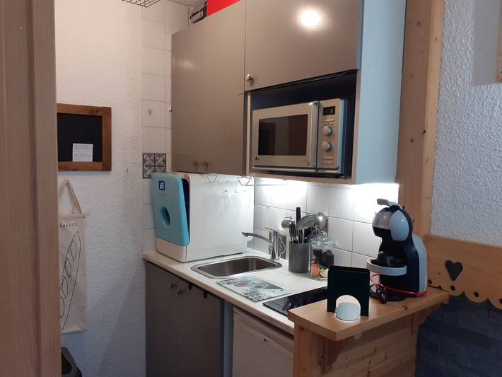 Studio entier, Studio cosy 3 pers à Valfréjus, téléphérique à 20m, animaux admis in Valfréjus, Modane