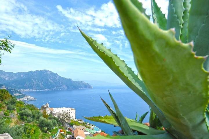 Mille e una Notte lussuosa villa con vista mare e piscina privata. in Tovere, Conca dei Marini