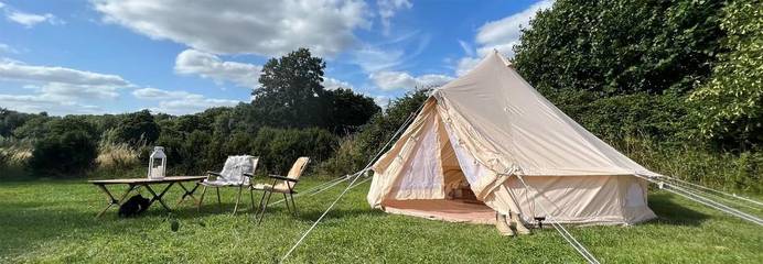 Camping für 4 Personen, mit Ausblick und Garten in The Cotswolds