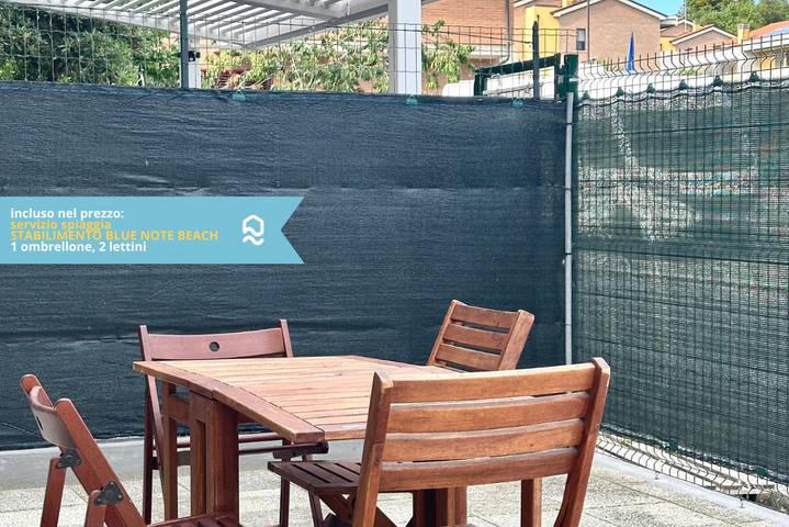 Entire apartment, Se094 - Marzocca, three-room apartment with beach included in Senigallia (Municipality), Ancona Province