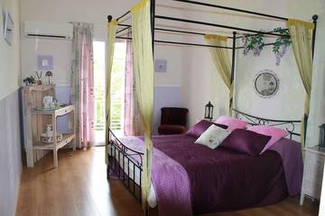 Gîte pour 2 personnes, avec piscine ainsi que jacuzzi et sauna à Latrape