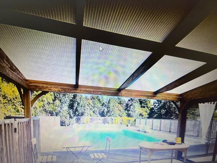 Chambre d’hôte pour 2 personnes, avec Terrasse et Jardin ainsi que Piscine et Vue