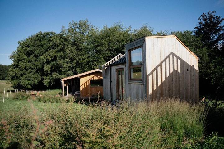 Lodge pour 4 personnes, avec Balcon et Terrasse ainsi que Jardin et Sauna dans la Province du Brabant wallon