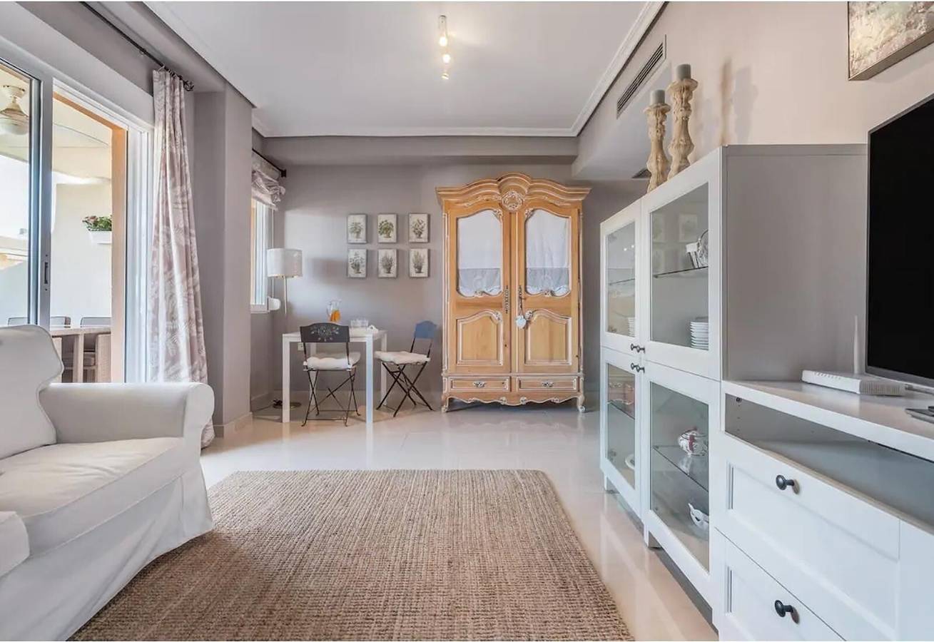 Ganze Wohnung, Apartment 'Denia Living' mit Meerblick, Wlan und Klimaanlage in El Palmar, Costa Blanca