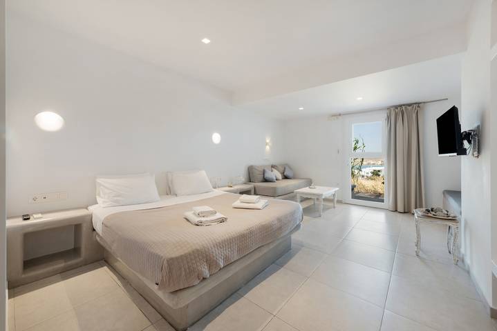 Studio für 3 Personen, mit Garten auf Paros