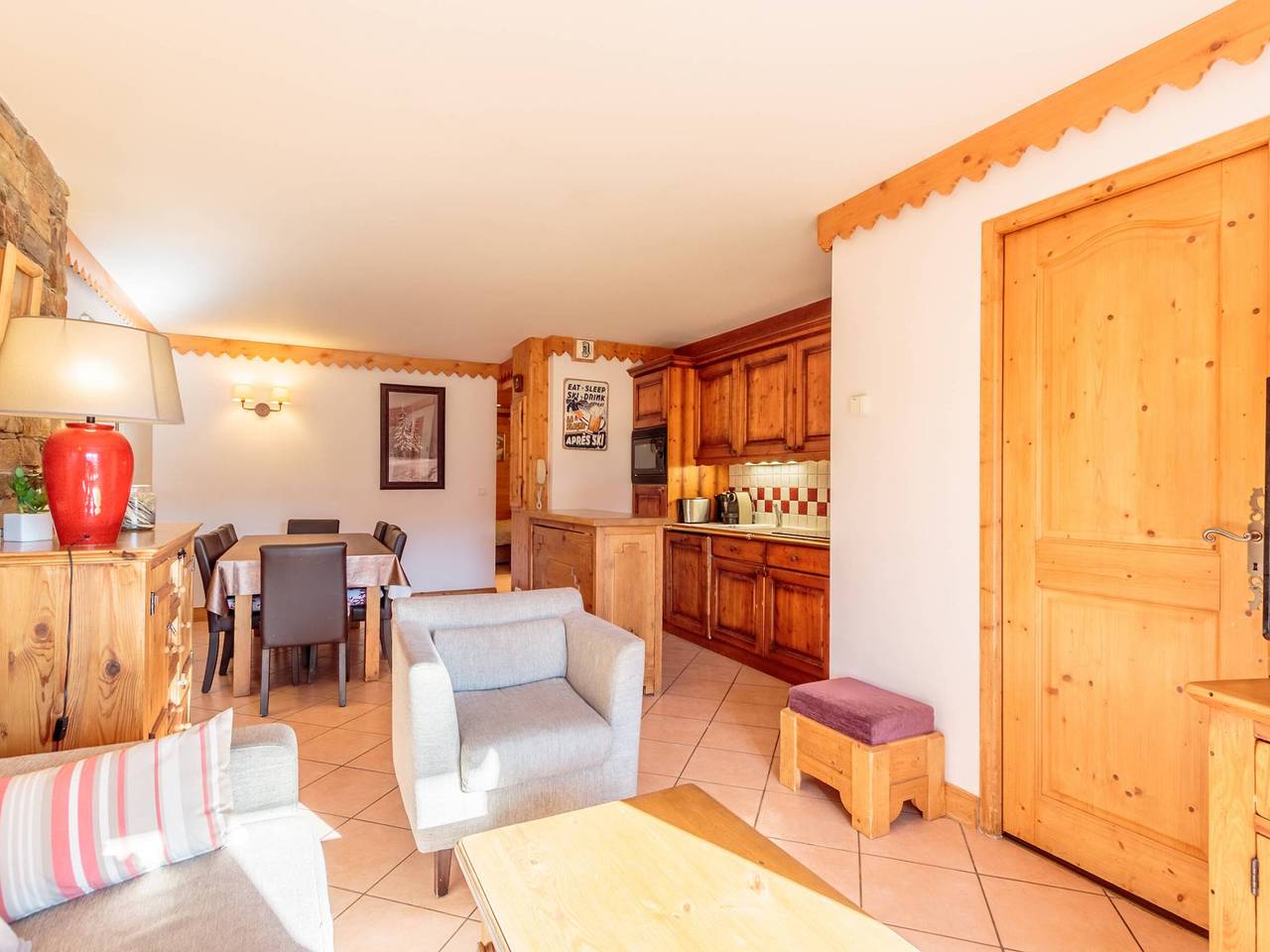 Appartement entier, Appartement spacieux avec accès pistes et espace bien-être in Aime 2000, Aime-la-Plagne