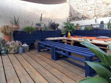 Gîte pour 6 personnes, avec vue et terrasse, animaux acceptés à Corbère