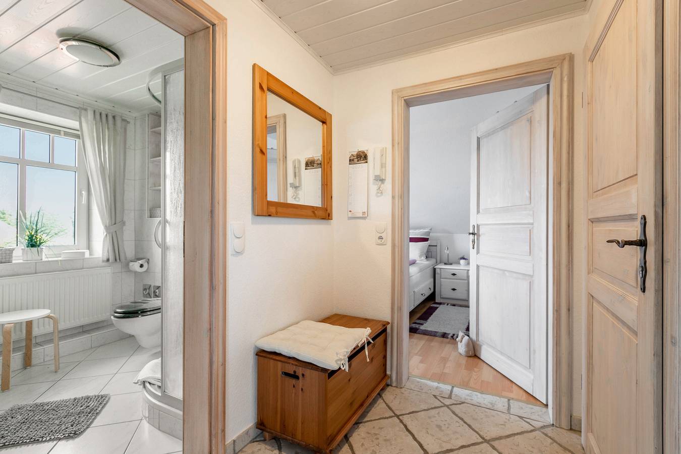 Ganze Wohnung, Ferienwohnung Strandgut" mit gemeinsamer Terrasse, Gemeinschaftsgarten und Wi-Fi in Niebüll, Nordfriesland