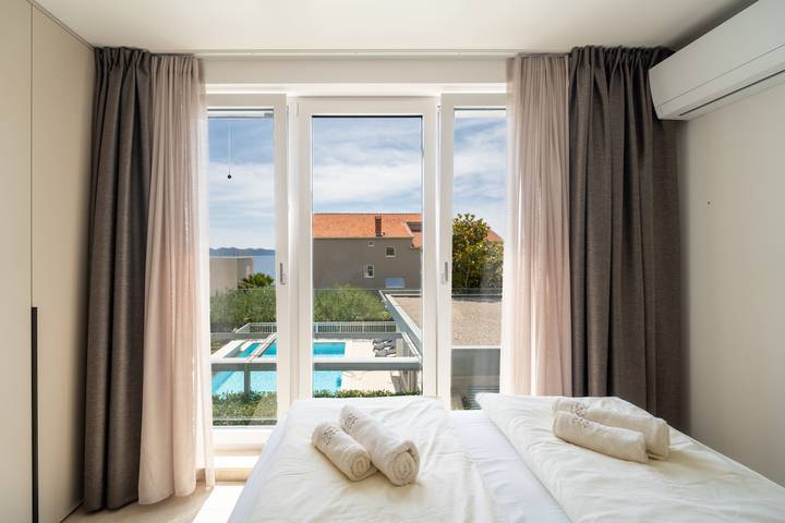 Ganze Wohnung, Sunadria Apartments B4- two bedroom in Strand Kožino, Zadar (Kommun)
