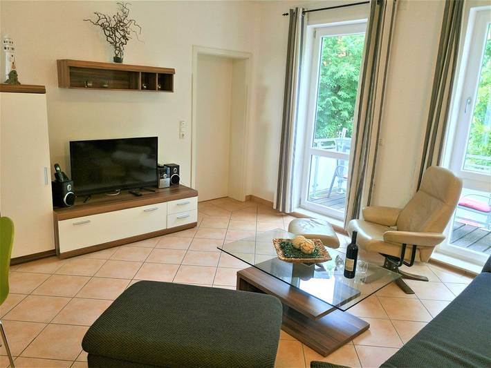 Ferienwohnung für 2 Personen, mit Balkon am Hafen Büsum