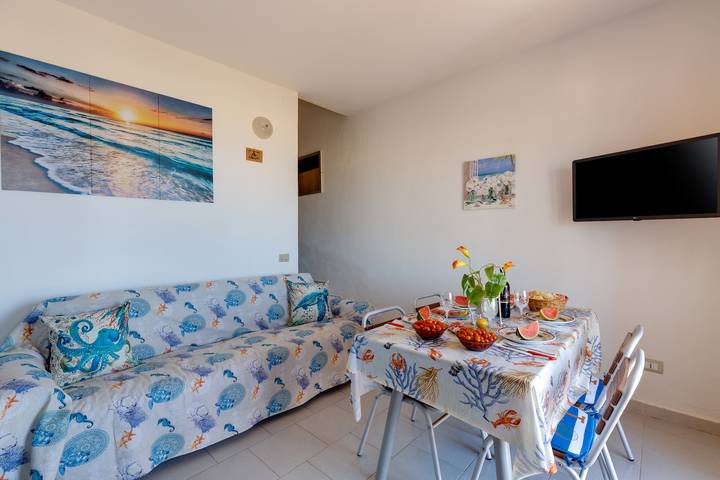 Apartamento entero, Apartamento 'Torre dei Corsari - Dune d'Oro' con vistas al mar y terraza in Torre dei Corsari, Arbus (Municipio)