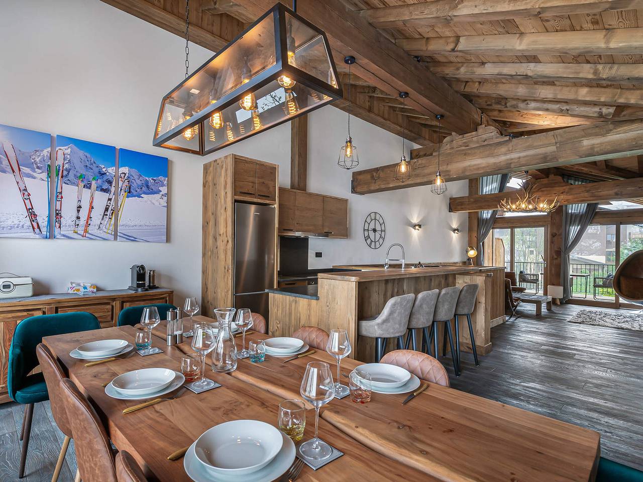 Appartement entier, Duplex Charmant Près des Pistes avec Hammam et Cheminée à Courchevel Le Praz in Courchevel 1300 (Le Praz), Saint-Bon-Tarentaise