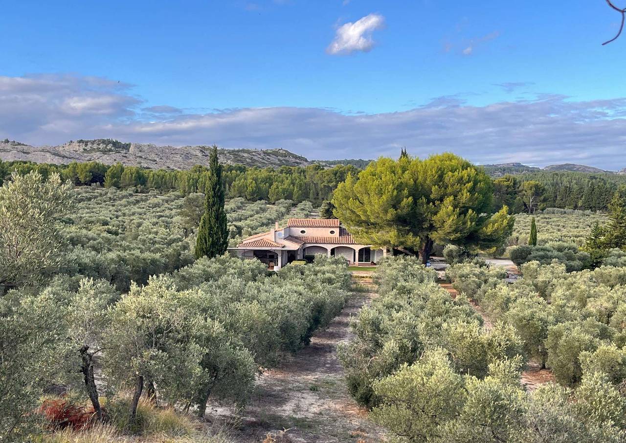 Luxury country house, Mouriès, Alpilles, big plot, intimate pool area. in Mouriès, Region de Arles