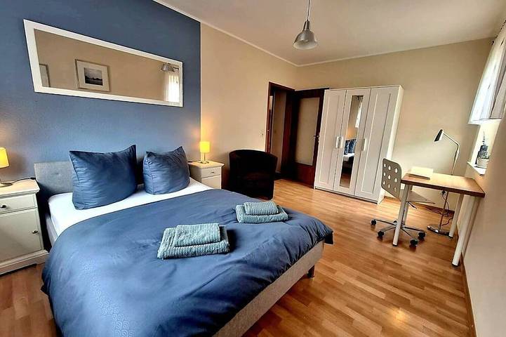 Ferienwohnung für 5 Personen, mit Garten und Balkon, mit Haustier