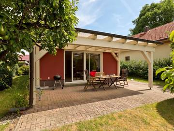 Ferienhaus für 4 Personen, mit Terrasse und Garten, kinderfreundlich an der Müritz