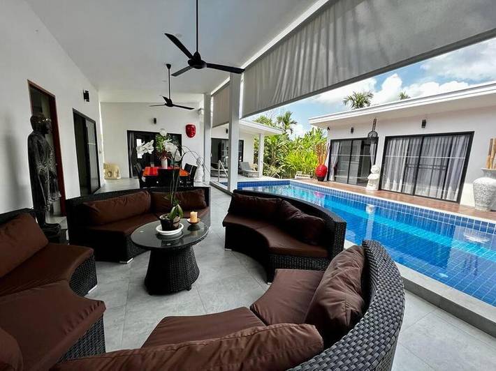 Villa pour 8 personnes, avec piscine et jardin, animaux acceptés dans Koh Samui