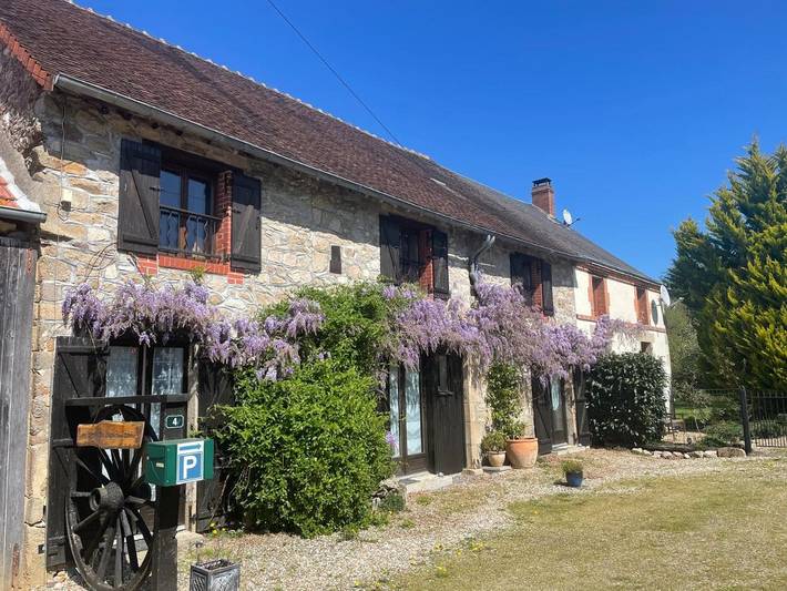 Maison de vacances pour 4 personnes, avec Terrasse et Jardin ainsi que Piscine et Vue