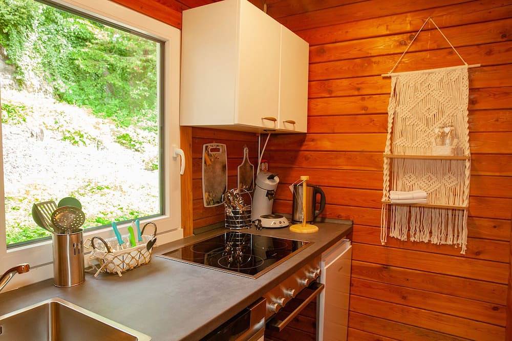 Gemütliche Blockhütte mit Kaminofen und toller Aussicht in Lindenfels, Bergstraße